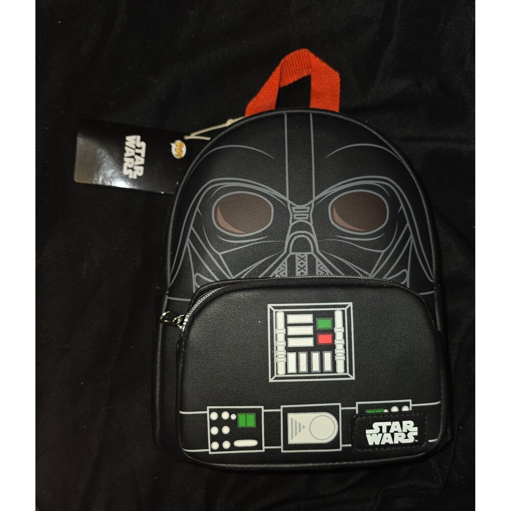 NWT Funko pop Disney star wars Darth Vader mini backpack bookbag bag tote purse!